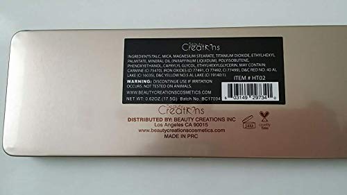 Beauty Creations More Highlighters Palette