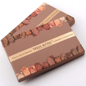 EMILY 7004-014N Color de mejilla Maquillaje cosmético Natural Polvo Colorete Paleta 01#