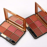 EMILY 7004-014N Color de mejilla Maquillaje cosmético Natural Polvo Colorete Paleta 01#
